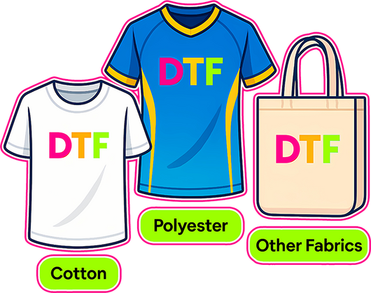 DTF Transfers för t-shirts och kläder